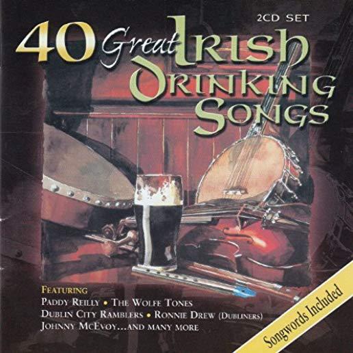 40 GREAT IRISH DRINKING SONGS / VARIOUS