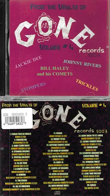 GONE RECORDS-FROM THE VAULTS V4 29 CUTS / VARIOUS