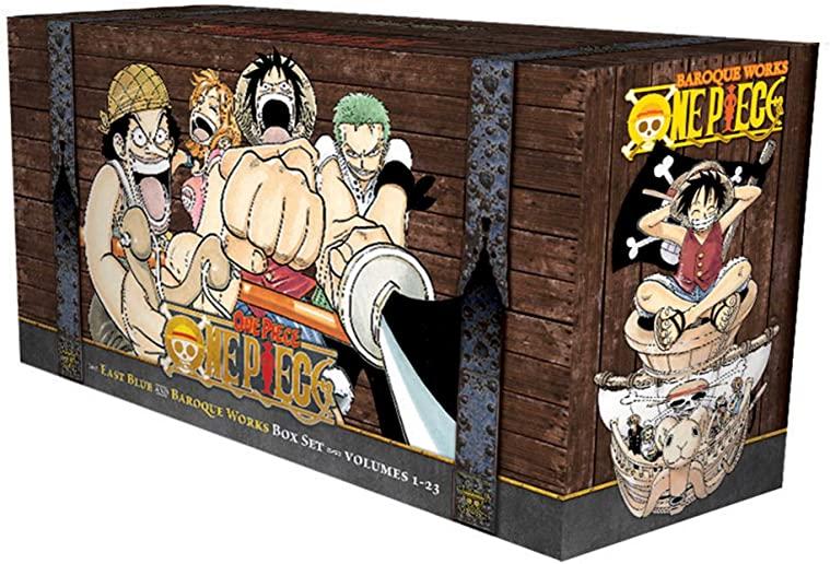 ONE PIECE BOX SET EAST BLUE AND BAROQUE WORKS