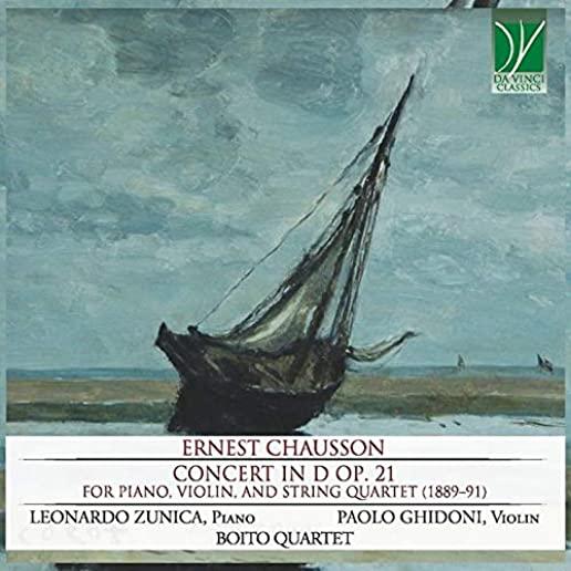 CHAUSSON: CONCERT IN D OP 21 FOR PIANO (ITA)