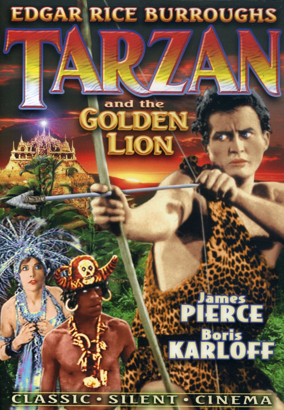 TARZAN & THE GOLDEN LION (SILENT) / (B&W)