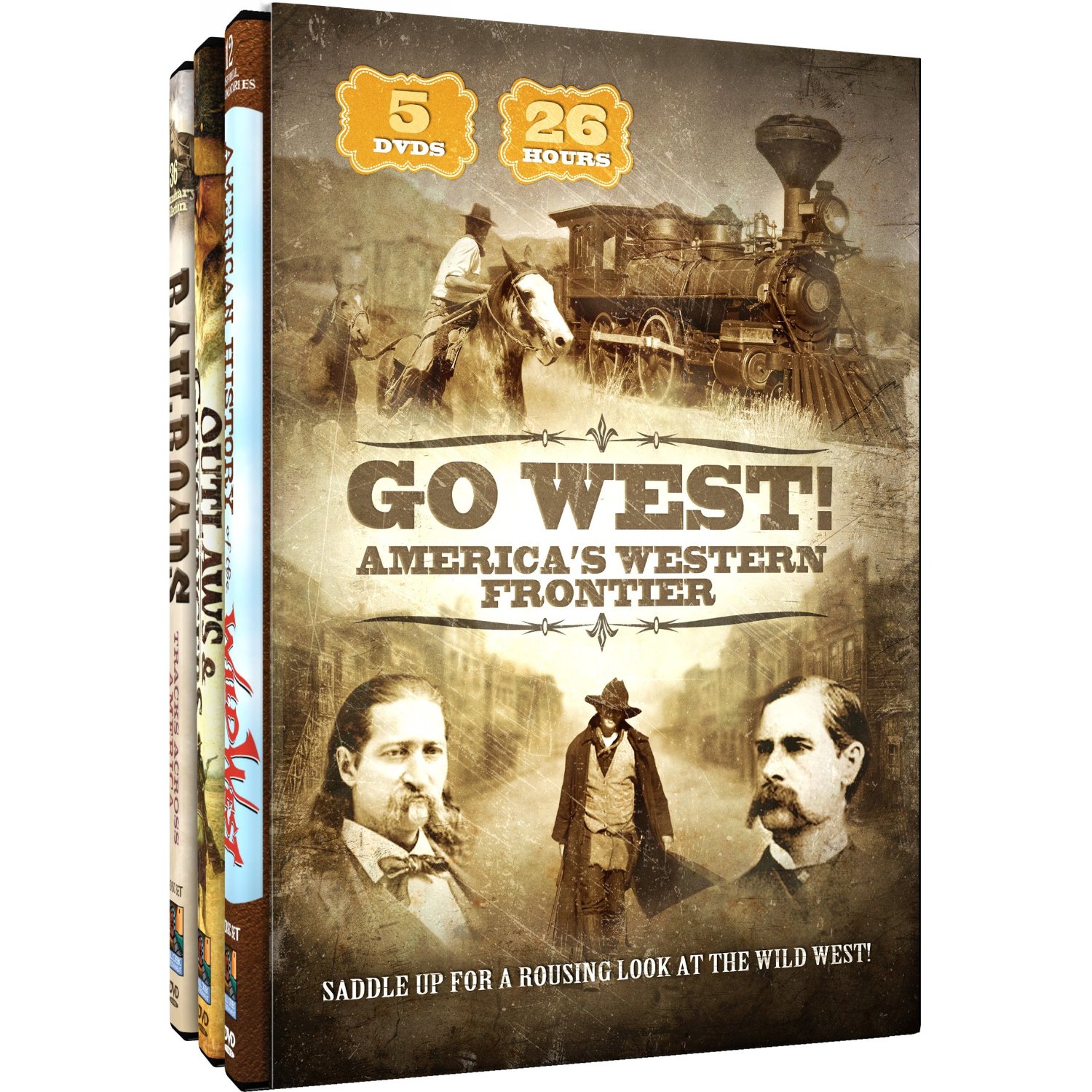 GO WEST: AMERICA'S WESTERN FRONTIER DVD (5PC)