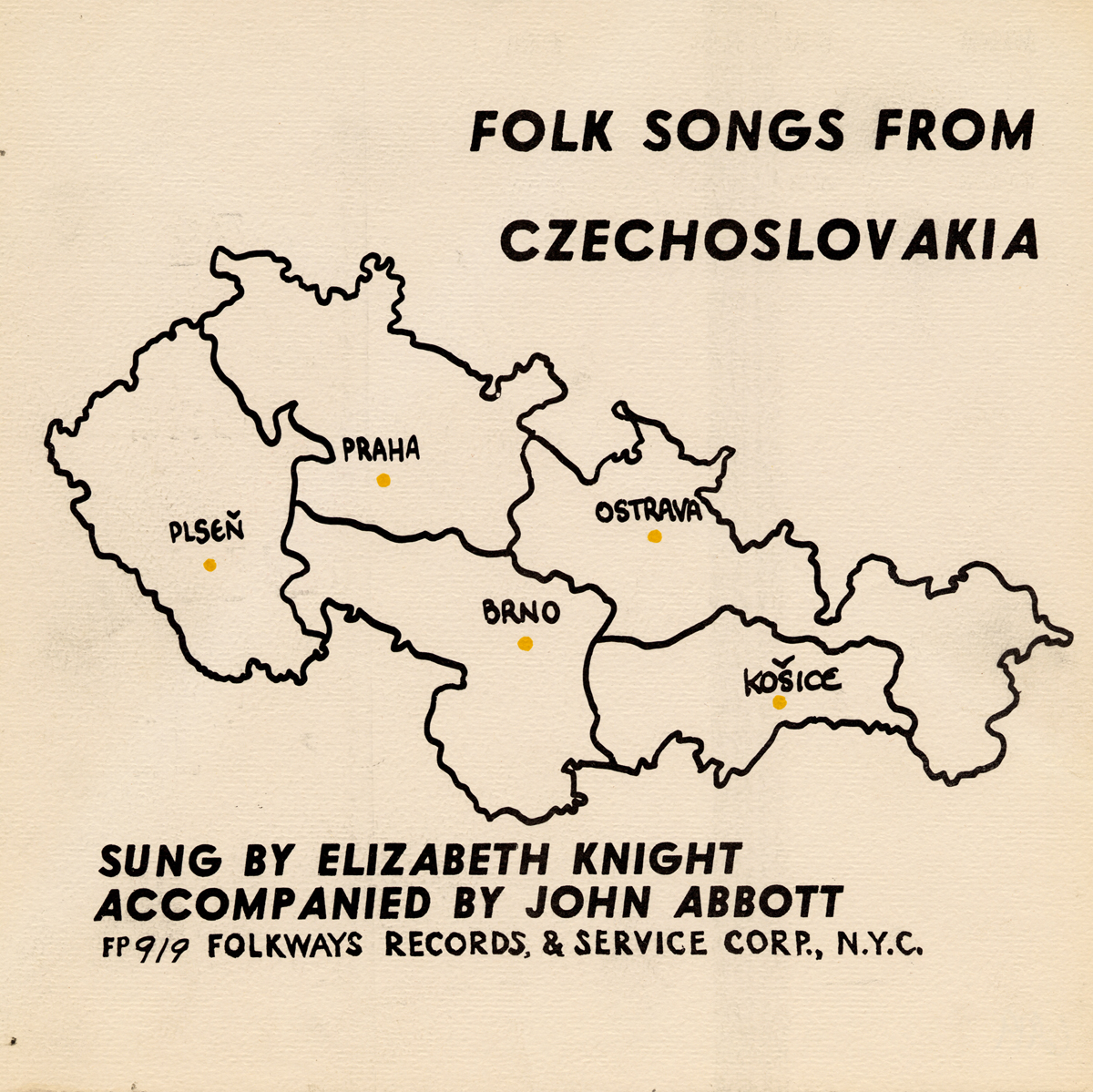 FOLK SONGS FROM CZECHOSLOVAKIA