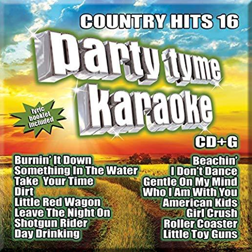 PARTY TYME KARAOKE: COUNTRY HITS 16 / VARIOUS