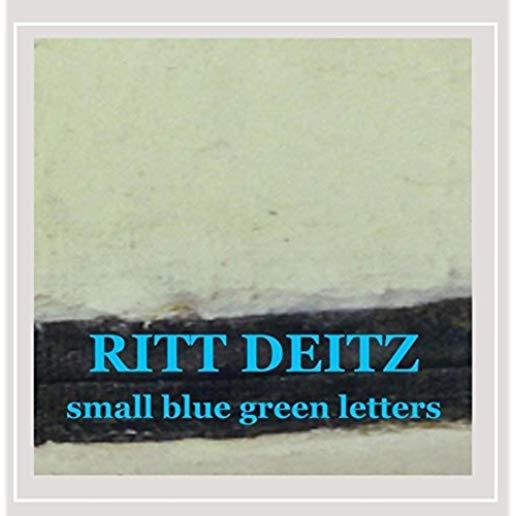 SMALL BLUE GREEN LETTERS