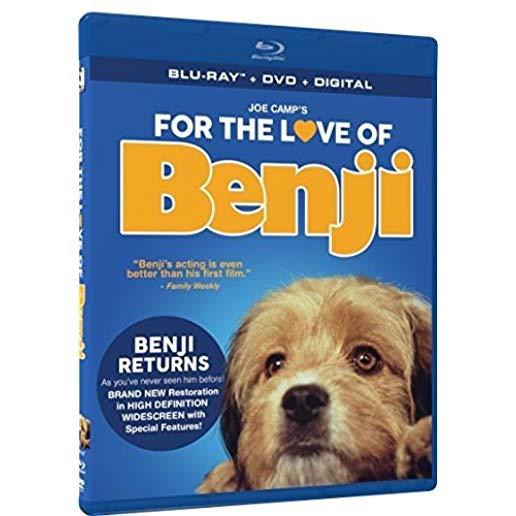 FOR THE LOVE OF BENJI - BD + DVD + DIGITAL (2PC)
