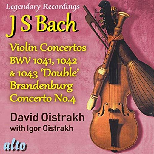 BACH VIOLIN CONS 1 2 3 PLUS BRANDENBURG CON NO.4