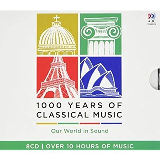 1000 YEARS OF CLASSICAL MUSIC / VARIOUS (BOX)