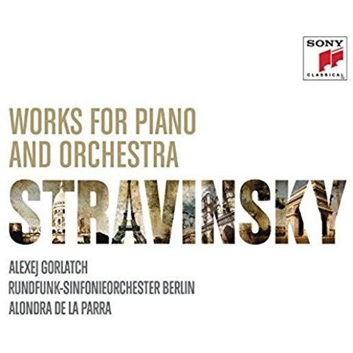 STRAVINSKY: WORKS FOR PIANO & ORCH (GER)
