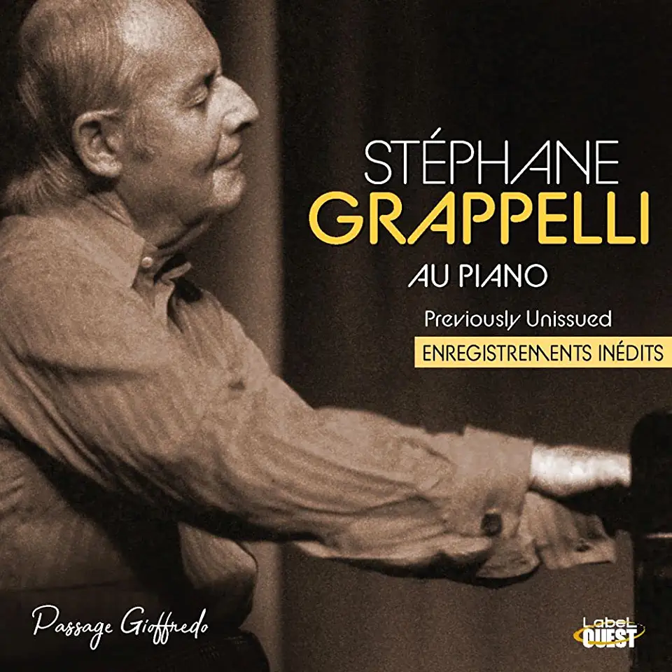 STEPHANE GRAPPELLI AU PIANO