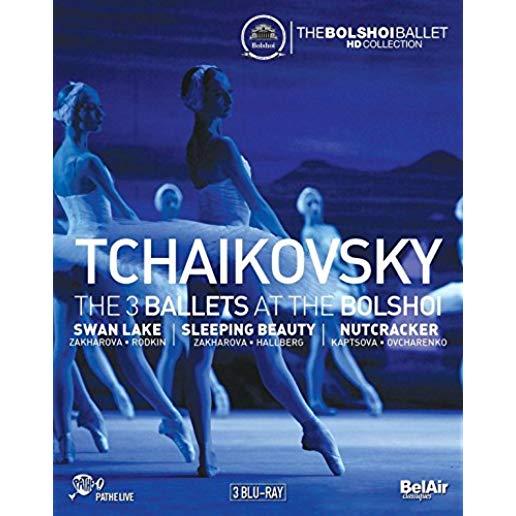 TCHAIKOVSKY: 3 BALLETS AT THE BOLSHOI (3PC)
