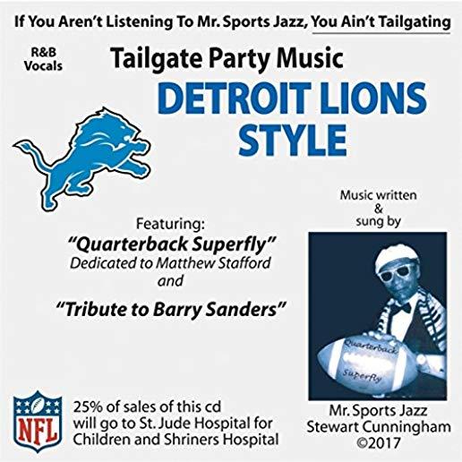 TAILGATE PARTY MUSIC DETROIT LIONS STYLE (CDRP)