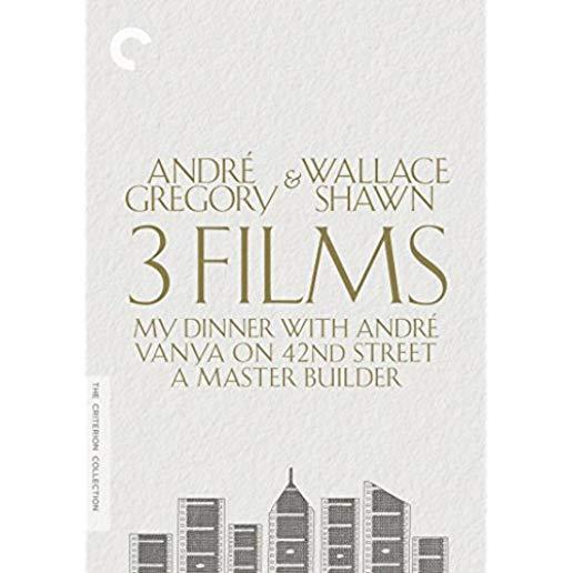 ANDRE GREGORY & WALLACE SHAWN: 3 FILMS/DVD (5PC)