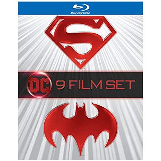 BATMAN & SUPERMAN 9-FILM SET (9PC) / (BOX TIN)