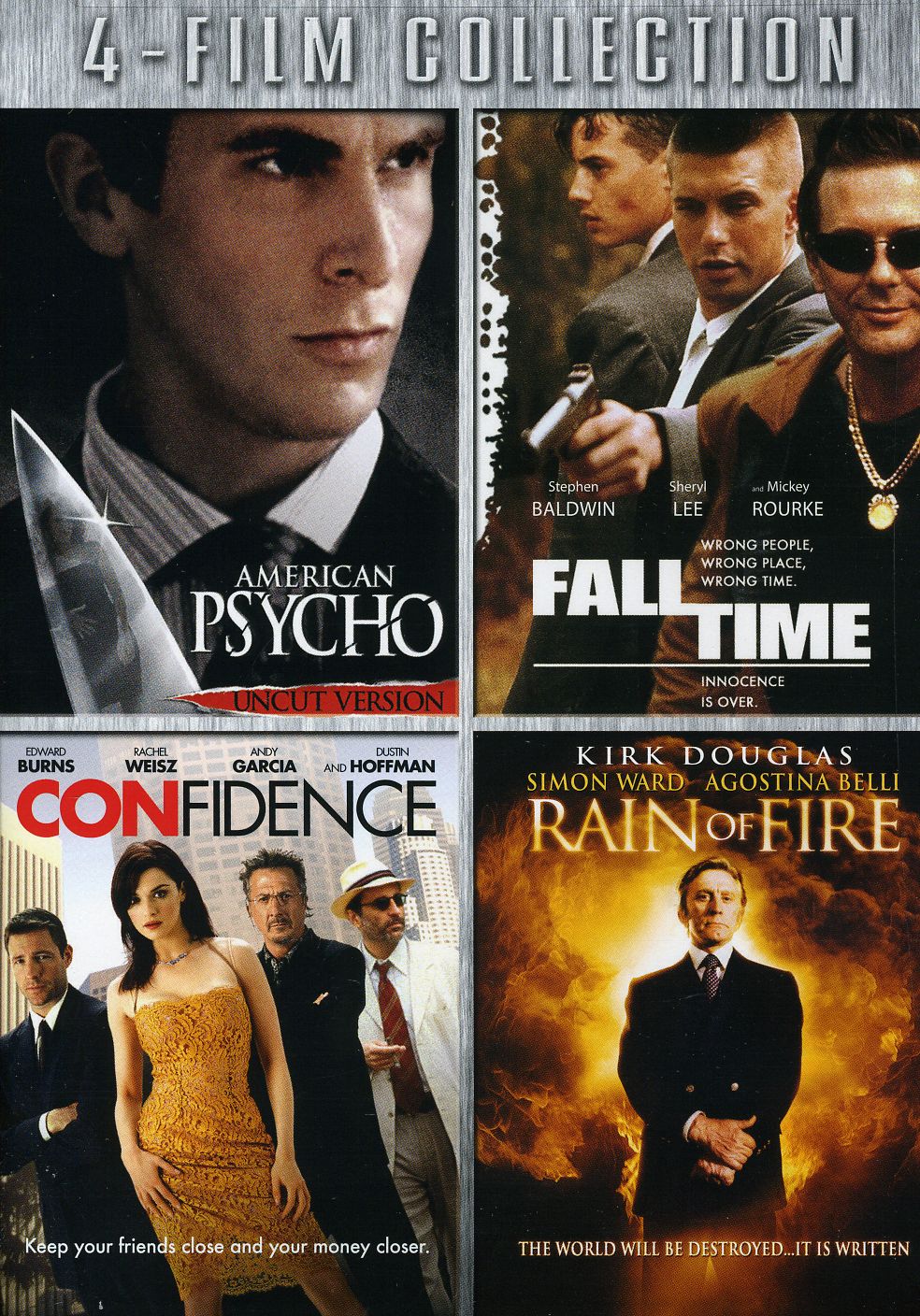 AMERICAN PSYCHO & FALL TIME & CONFIDENCE & RAIN OF
