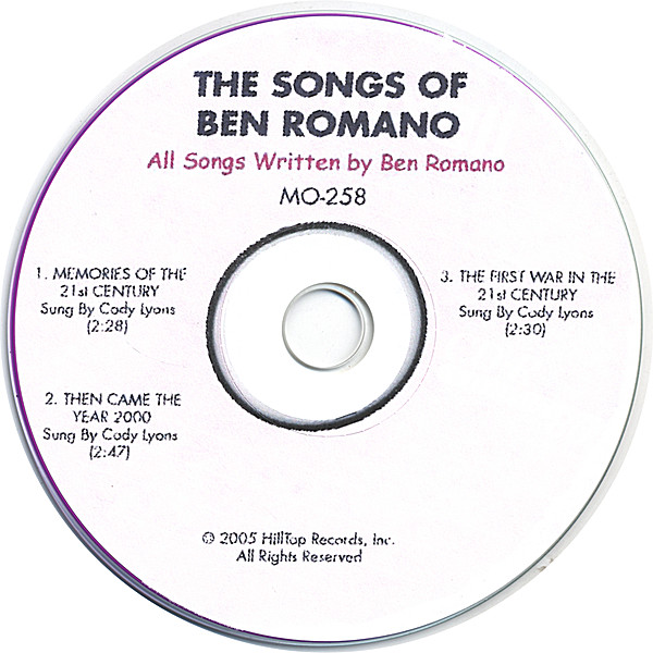 SONGS OF BEN ROMANO