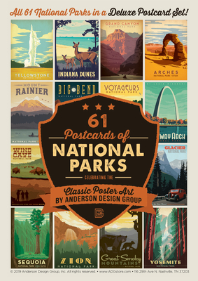 National Parks 61 Postcard Set