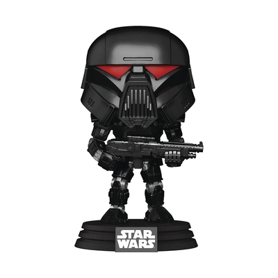 Pop Star Wars Mandalorian Dark Trooper Vinyl Figure