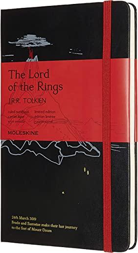 Moleskine Limited Edition Notebook Lord of the Rings, Large, Ruled, Mt. Doom (5 X 8.25)