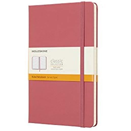 Moleskine Classic Notebook, Large, Ruled, Pink Daisy, Hard Cover (5 X 8.25)