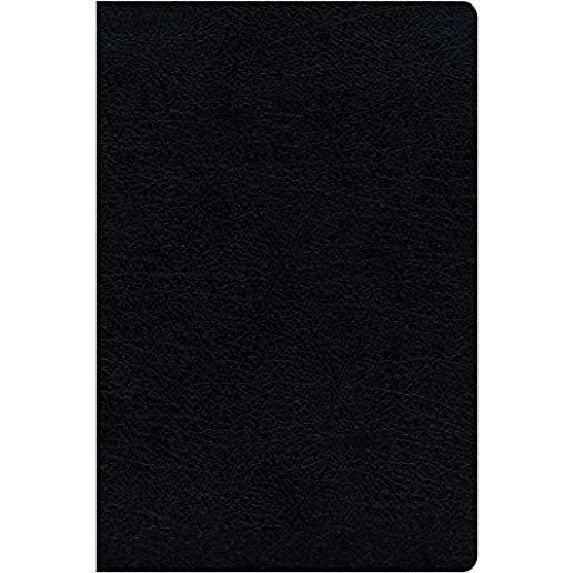 NIV, Thinline Reference Bible, Bonded Leather, Black, Red Letter Edition, Indexed, Comfort Print