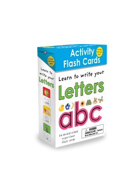 Wipe-Clean: Activity Flash Cards Letters: 26 Double-Sided Wipe-Clean Flash Cards -- Includes Pen!