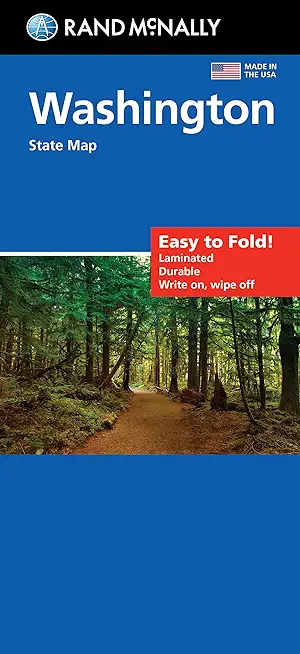 Rand McNally Easy to Fold: Washington State Laminated Map