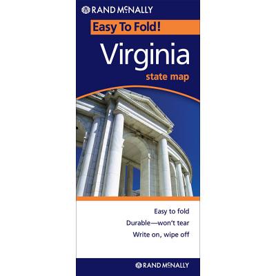 Rand McNally Easy to Fold Virginia: Virginia (Laminated Fold Map)
