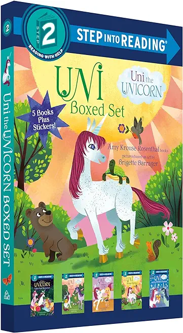 Uni the Unicorn Step Into Reading Boxed Set: Uni Brings Spring; Uni's First Sleepover; Uni Goes to School; Uni Bakes a Cake; Uni and the Perfect Prese