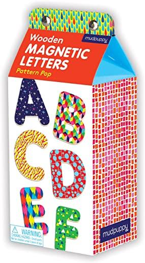 Pattern Pop Wooden Magnetic Letters