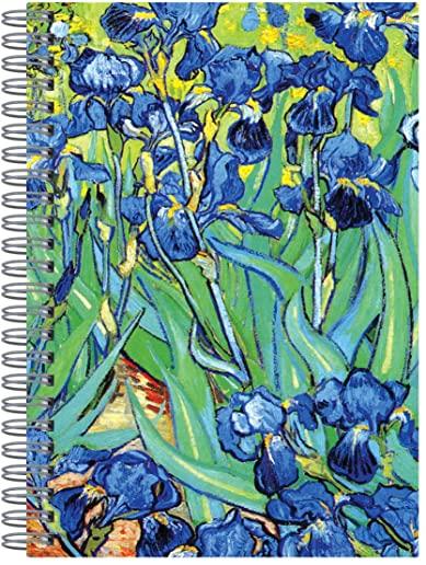 Van Gogh Irises Wire-O Journal 6 X 8.5