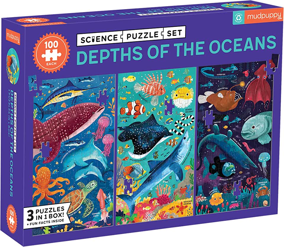 Depths of the Oceans Science Puzzle Set