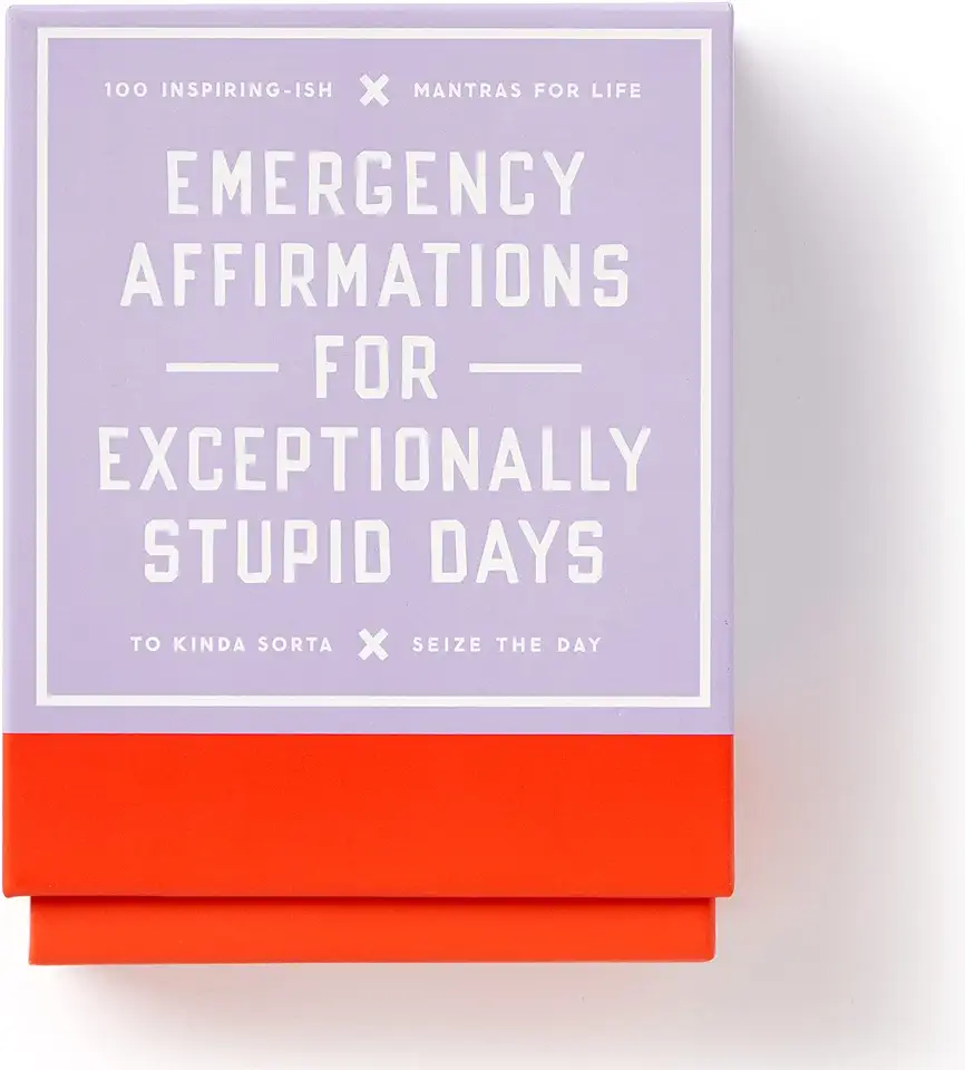 Emergency Affirmations for Exceptionally Stupid Days Card Deck