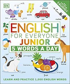English for Everyone Junior: 5 Words a Day: Learn and Practice 1,000 English Words