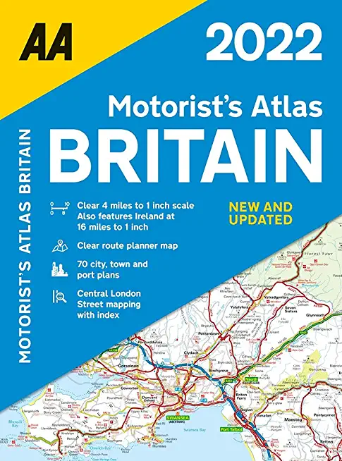 Motorists Atlas Britain Sp 2022