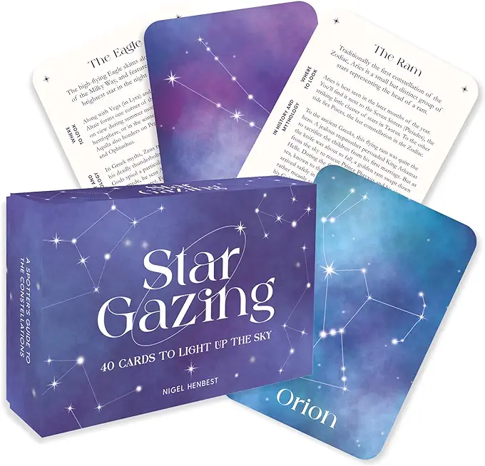 Stargazing Deck: 40 Cards to Light Up Your Sky: A Spotter's Guide to the Constellations