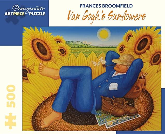 Frances Broomfield Van Gogh's Sunflowers 500-Piece Jigsaw Puzzle