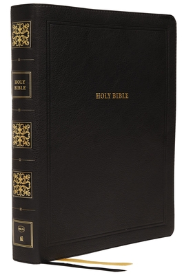 Nkjv, Reference Bible, Wide Margin Large Print, Leathersoft, Black, Red Letter Edition, Comfort Print: Holy Bible, New King James Version