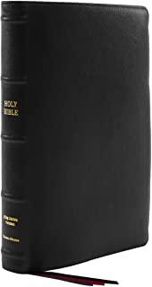 Kjv, Thinline Bible, Giant Print, Premier Goatskin Leather, Black, Premier Collection, Comfort Print: Holy Bible, King James Version