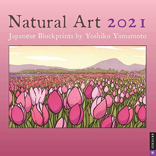 Natural Art 2021 Wall Calendar: Japanese Blockprints by Yoshiko Yamamoto