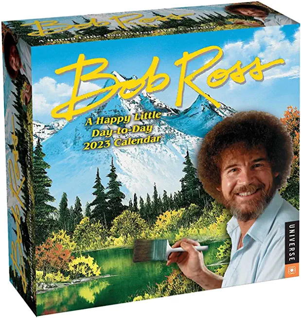 Bob Ross: A Happy Little Day-To-Day 2023 Calendar