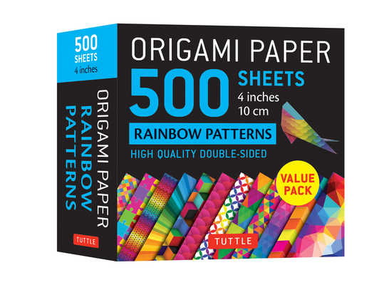 Origami Paper 500 Sheets Rainbow Patterns 4