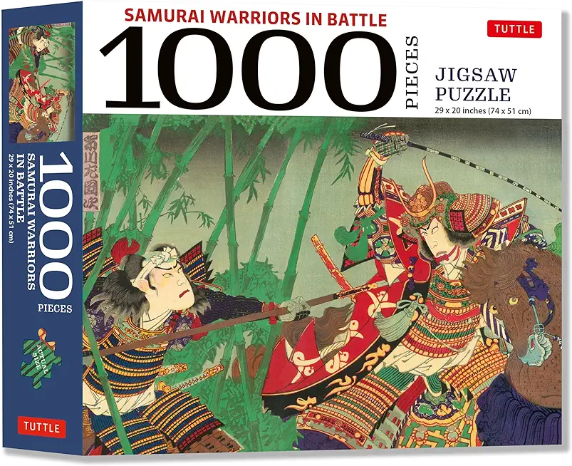 Samurai Warriors in Battle- 1000 Piece Jigsaw Puzzle: For Adults and Families - Finished Puzzle Size 29 X 20 Inch (74 X 51 CM); A3 Sized Poster