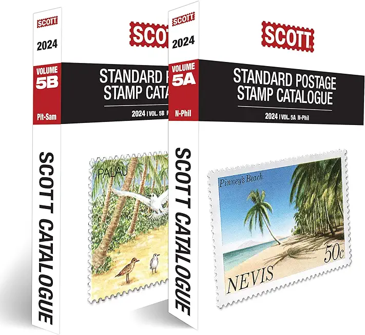 2024 Scott Stamp Postage Catalogue Volume 5: Cover Countries N-Sam (2 Copy Set): Scott Stamp Postage Catalogue Volume 5: Countries N-Sam
