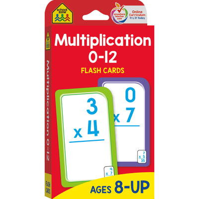 Multiplication 0 -12: Flashcards