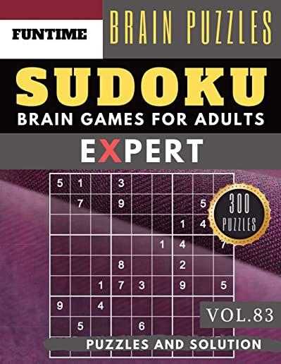 SUDOKU Expert: 300 SUDOKU extremely hard books for adults with answers brain games for adults Activities Book also sudoku for seniors