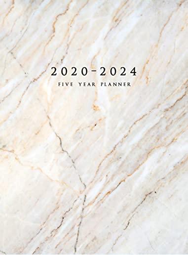 2020-2024 Five Year Planner: Large 60-Month Schedule Organizer with Marble Cover (Volume 1 Hardcover)