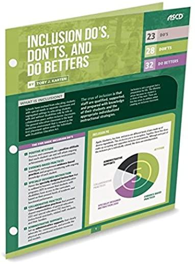 Inclusion Do's, Don'ts, and Do Betters (Quick Reference Guide)