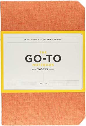 Go-To Notebook with Mohawk Paper, Persimmon Orange Dotted: (dotted Notebooks, Notebooks with Dots, Orange Notebooks)