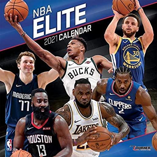 NBA Elite 2021 12x12 Wall Calendar